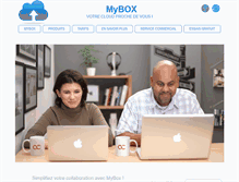 Tablet Screenshot of mybox.fr